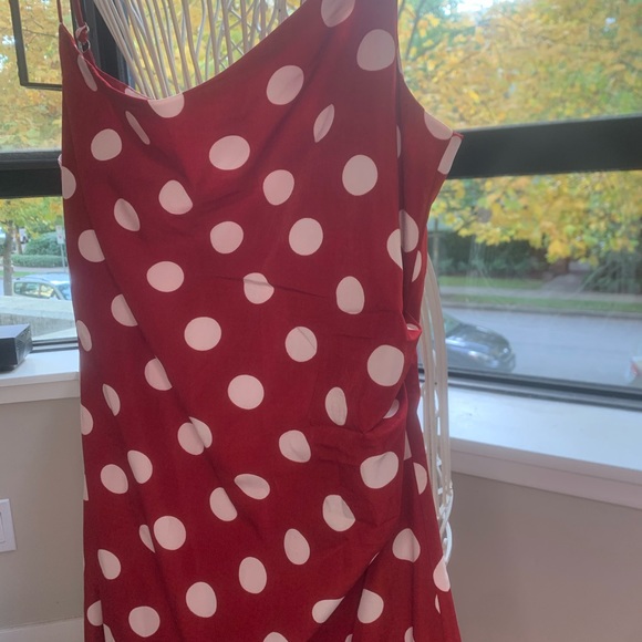 Vintage dots red dress - Picture 3 of 6